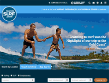 Tablet Screenshot of learntosurf.com